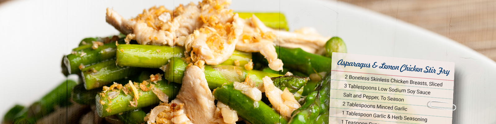 AsparagusAndLemonChickenStirFry
