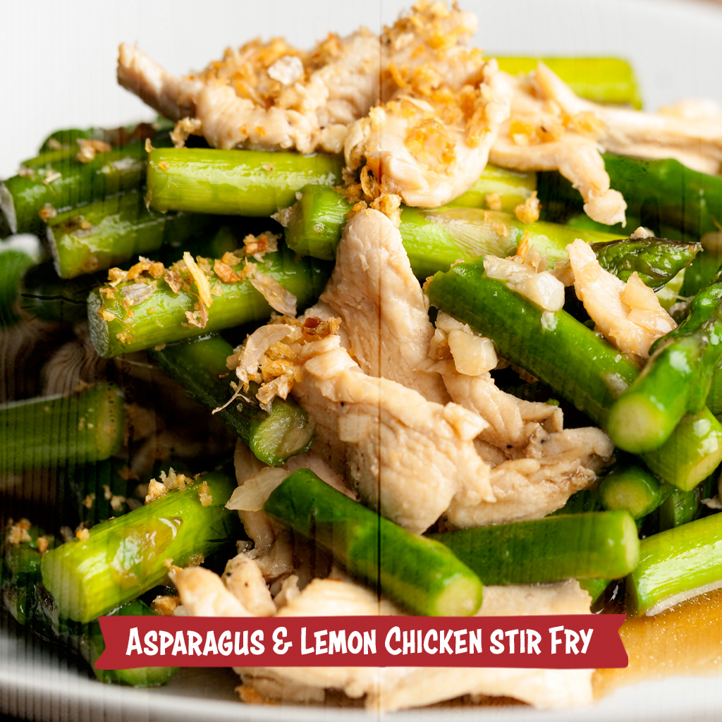 AsparagusAndLemonChickenStirFry